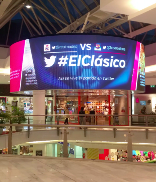 @FCBarcelona y @RealMadrid miden sus fuerzas para #ElClásico en Twitter