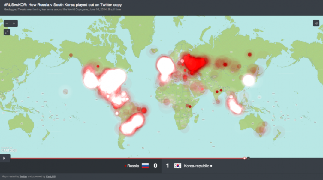 응원 열기 더해가는 트위터, 대한민국 vs 알제리 매치
