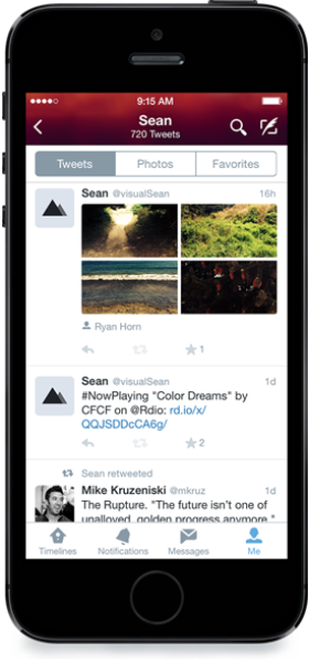 A new profile experience on Twitter for iPhone