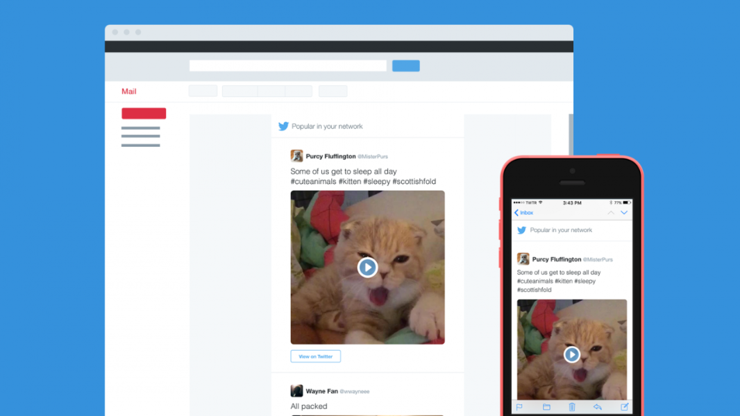 Designing with constraint: Twitter's approach to email
