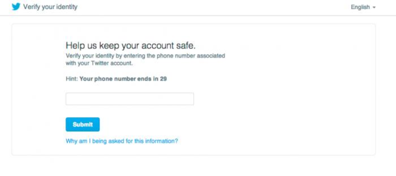 Keeping your Twitter account safe