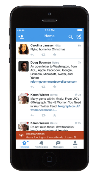Las Alertas de Twitter: Información crítica en tiempo real y cuando más la necesitas