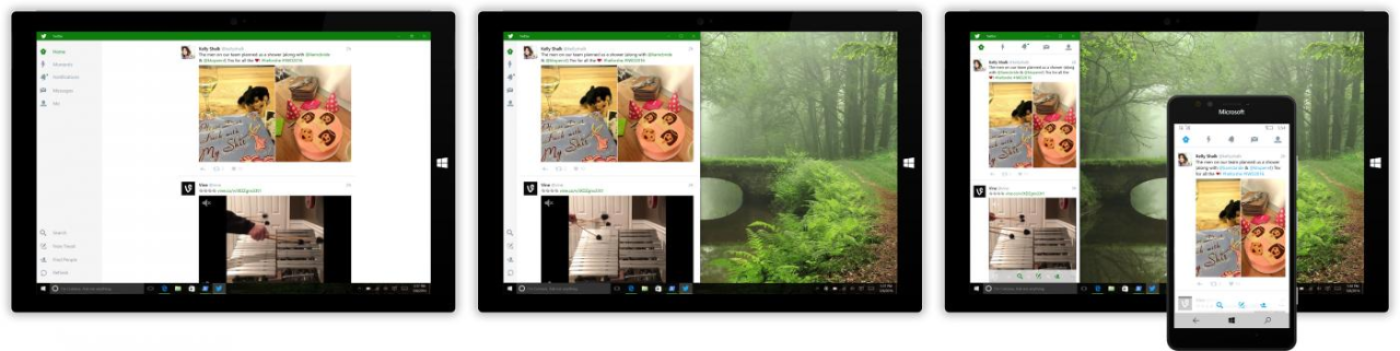 Now on mobile: Twitter for Windows 10