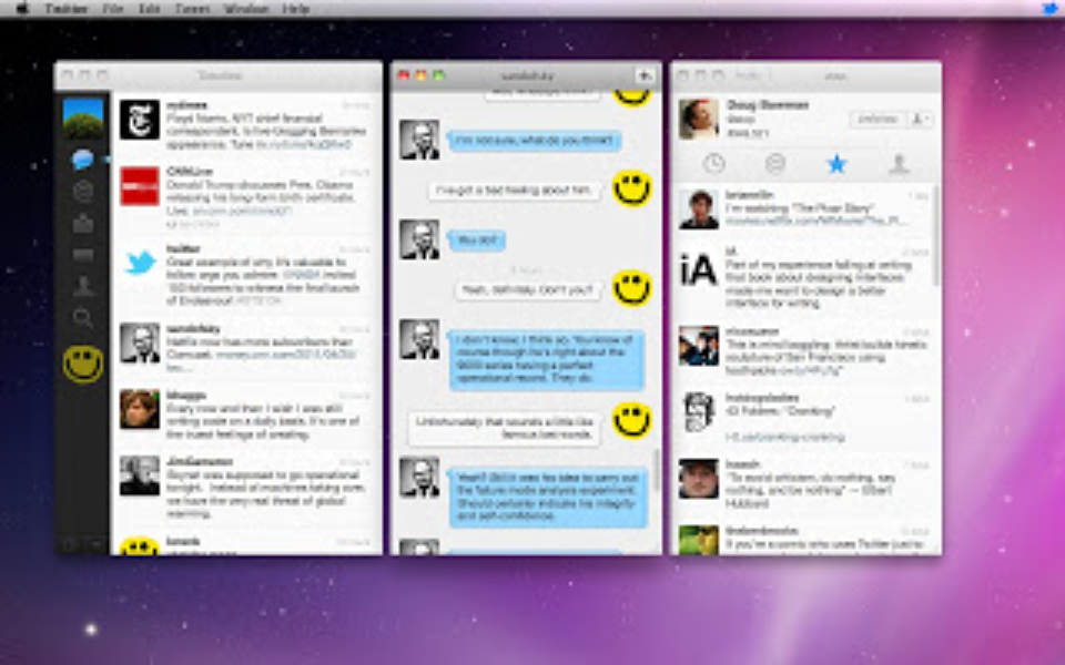 Screenshot Twitter para Mac