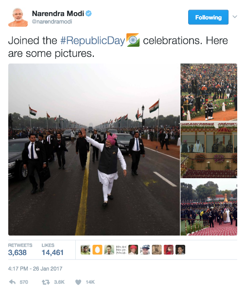 See how people celebrated India's 68th Republic Day on Twitter