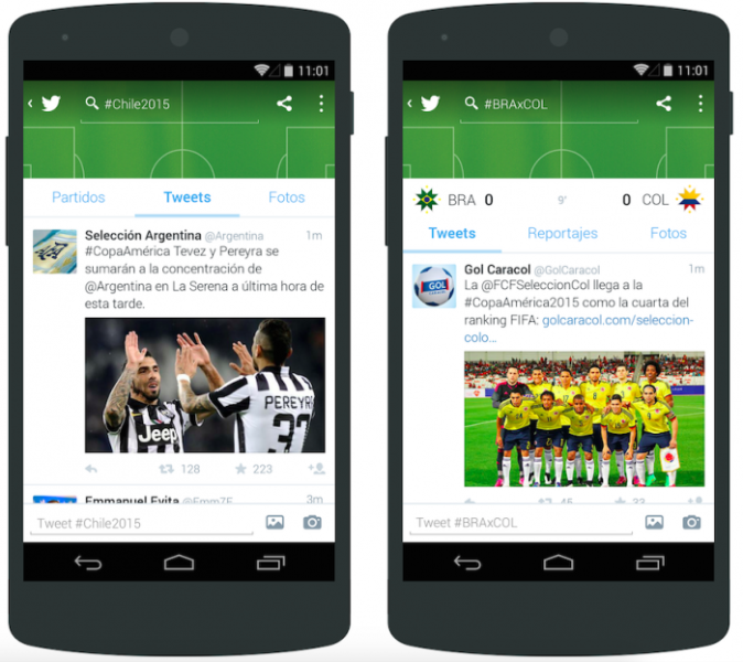 Sigue lo mejor de la Copa América en Twitter