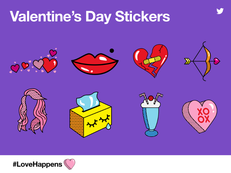 Stiker & Emoji Spesial untuk Rayakan Hari Kasih Sayang di Twitter 