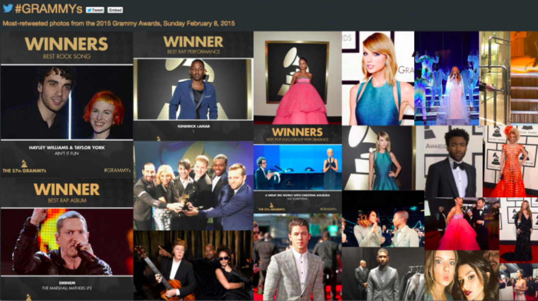 The #GRAMMYs, in real time 