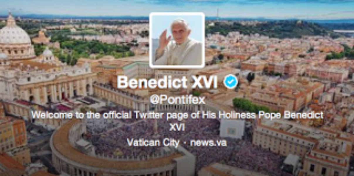 The Pope’s first Tweets 