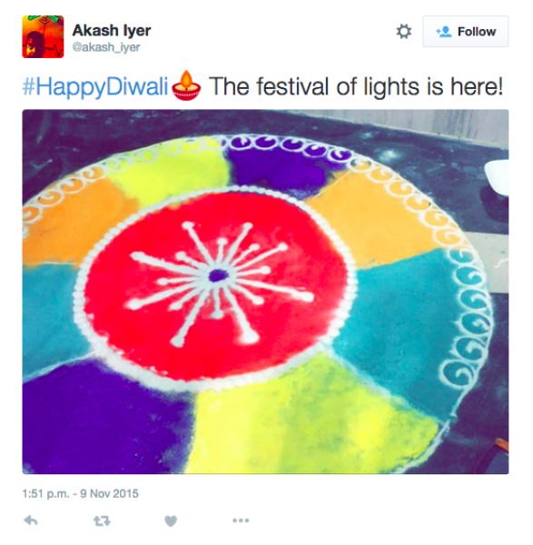 Twitter celebrates the Festival of Lights with #HappyDiwali emoji