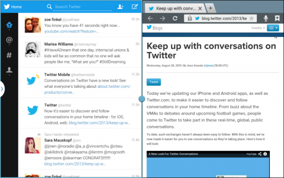 Twitter for Android: Now on tablets