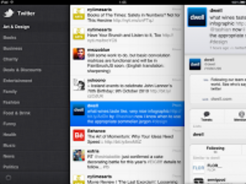 Twitter for iPadをリリースしました