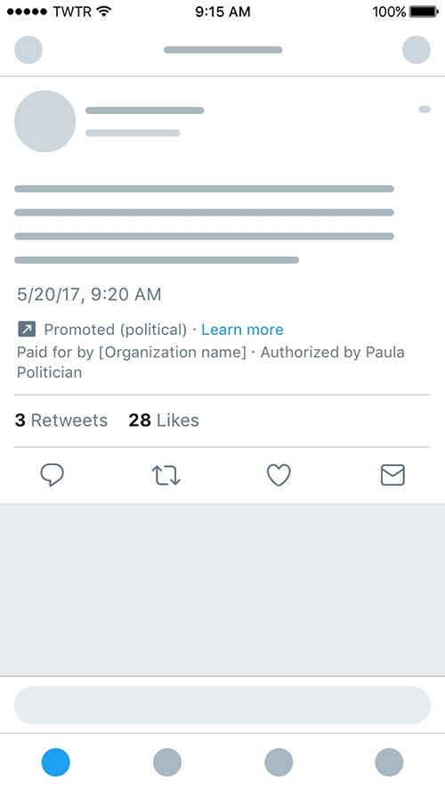 Twitter Formalizes Its Policies on Political Advertising