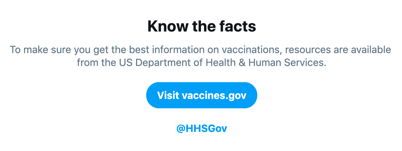 Helping You Find Reliable Public Health Information On Twitter