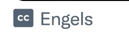 Screenshot van de bestandsnaam van het ondertitelbestand dat is gewijzigd naar Engels.